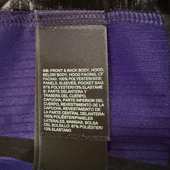 The North Face Dyvinity Jacket Womens Medium Purple Lightweight Hooded Thumbhole - Picture 6 of 10